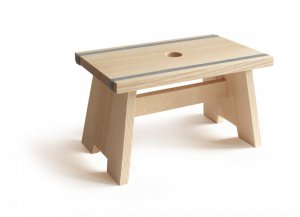 Little Stool grau sidebyside